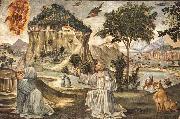 GHIRLANDAIO, Domenico Stigmata of St Francis oil on canvas